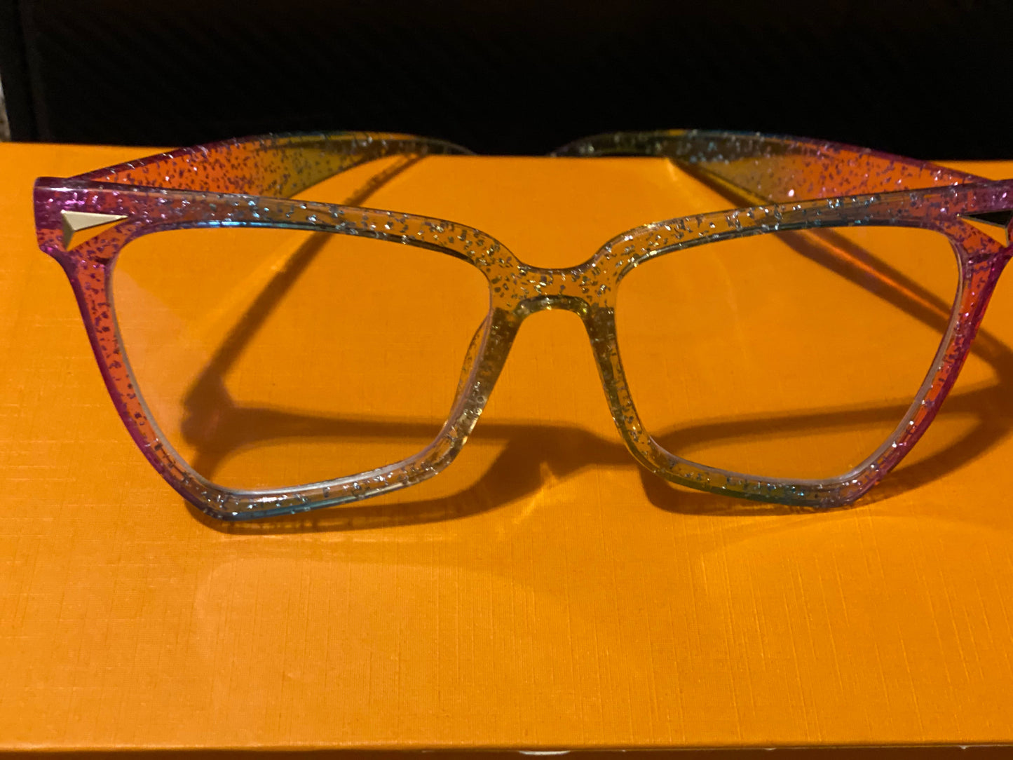 Designer inspired sunglasses rainbow multicolor