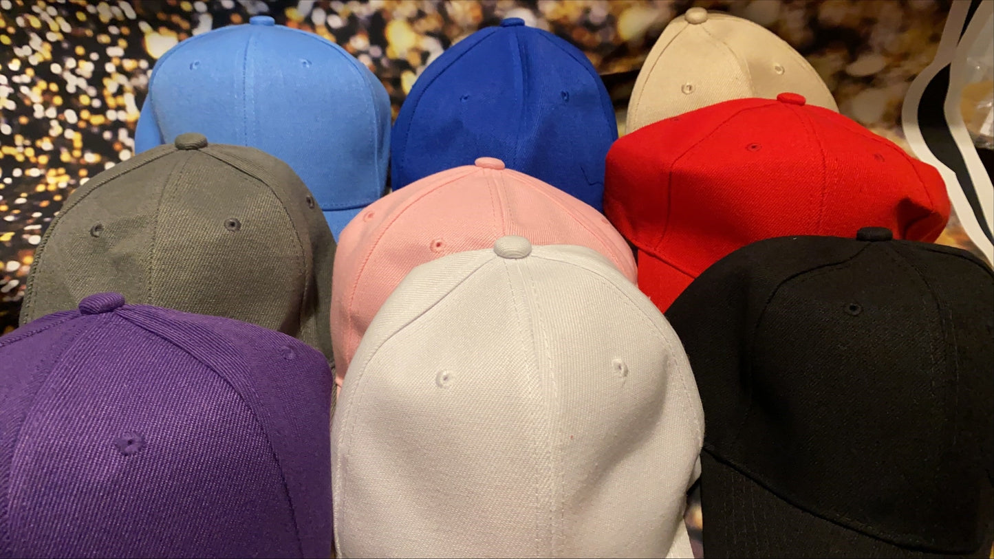 Plain Colored Caps