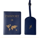 Dark Suit Blue Passport Cover w/ Tag