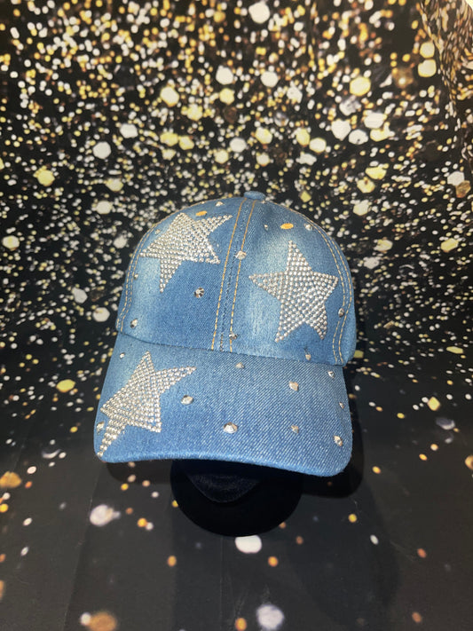 Denim Star Caps
