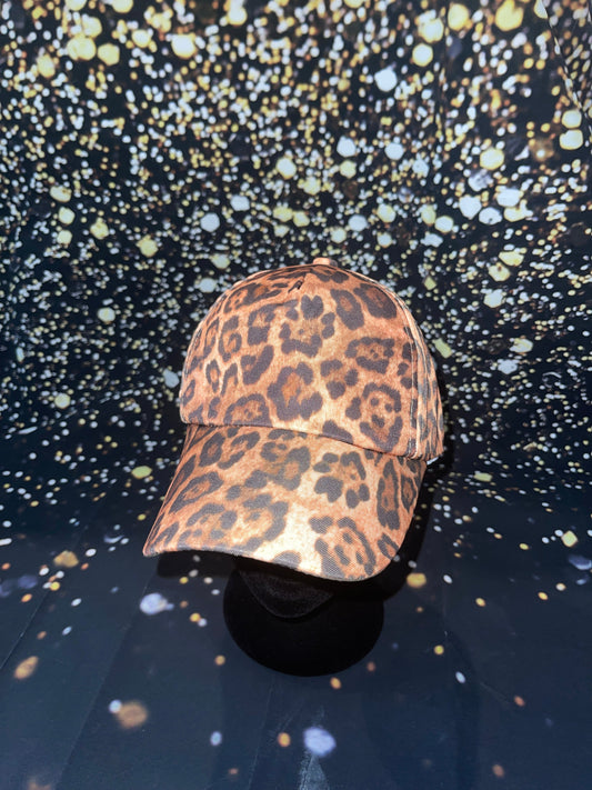 Cheetah Print Caps