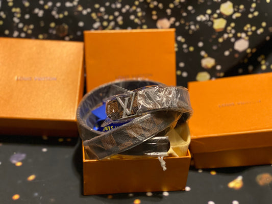 LV 1-1/2” Belt 49” Brown Checker