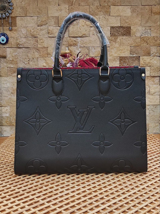 LV Large Mono Black Bag