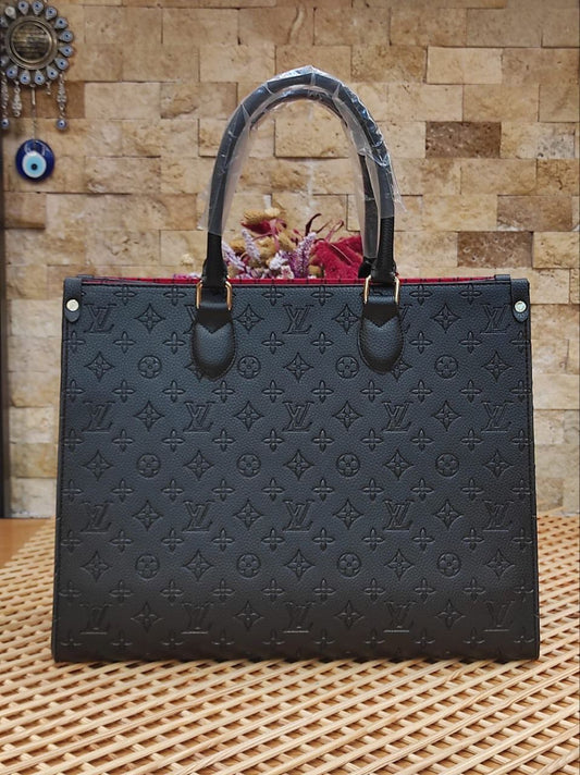 LV Small Mono Black Bag