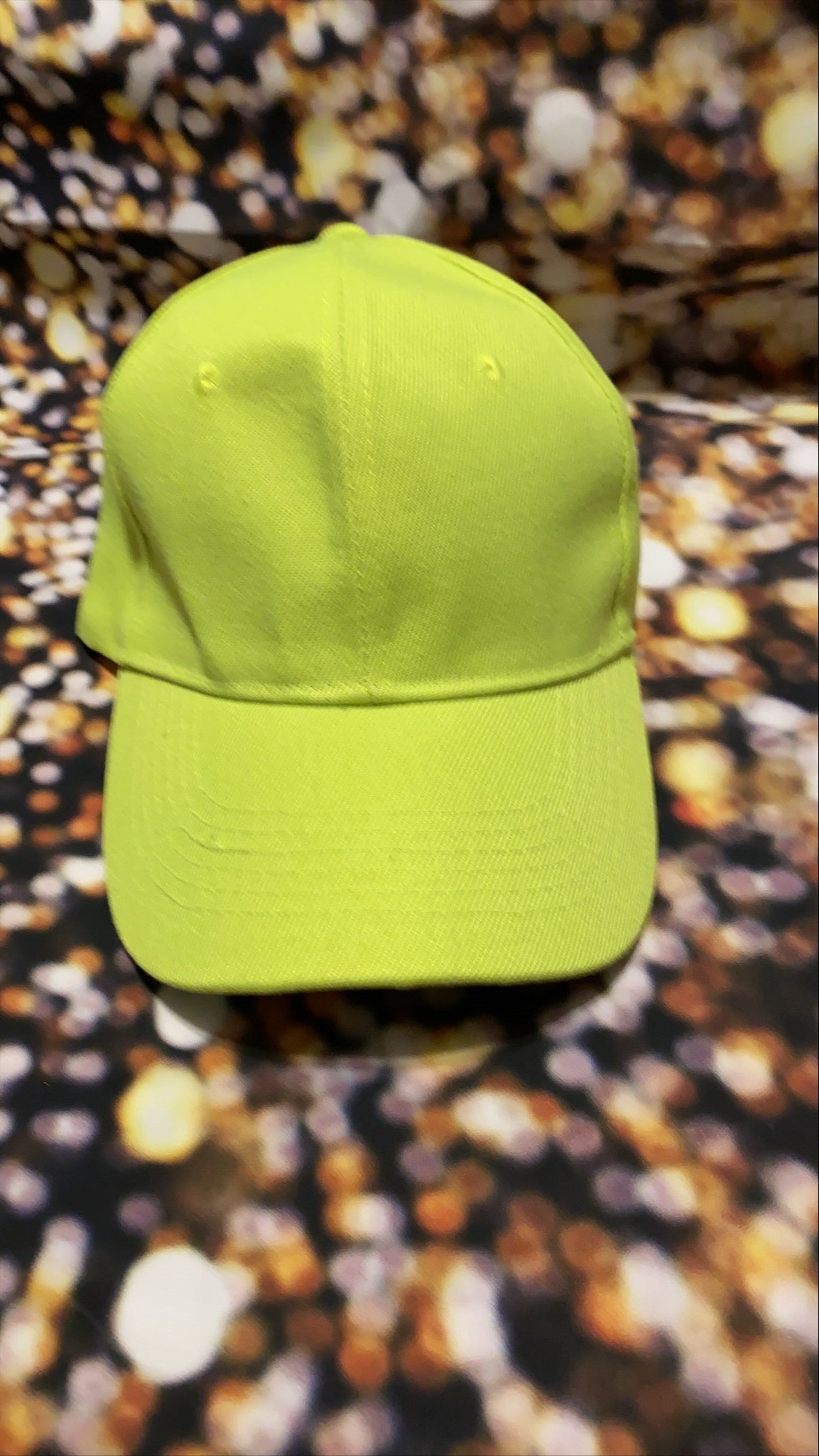 Lime Green Plain Cap