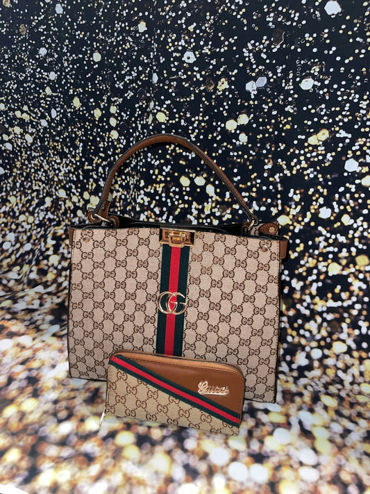 Oblong GG Handbag with Wallet