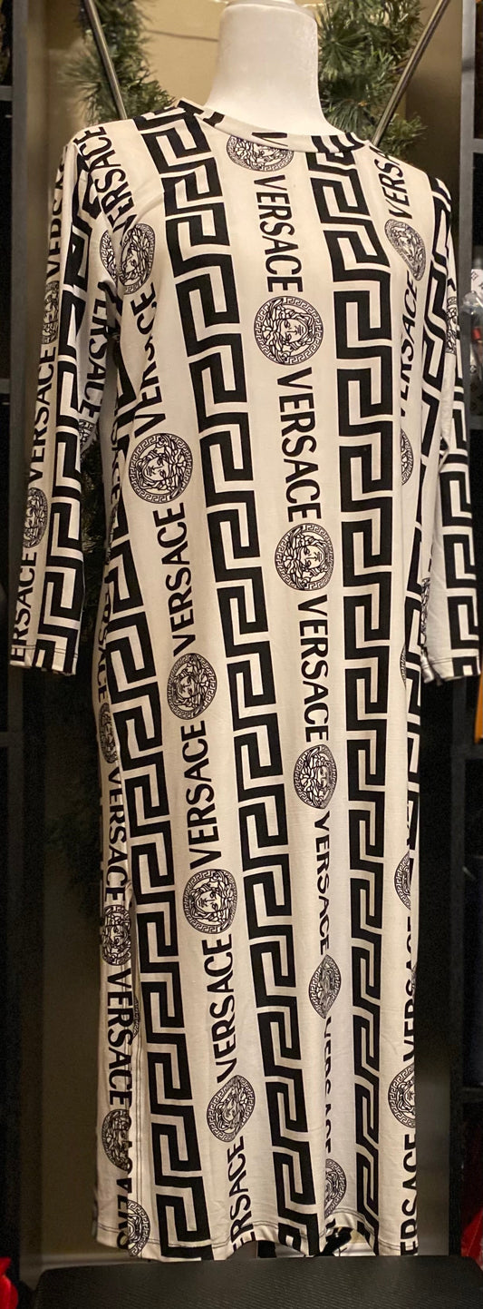 Versace Dress white & black