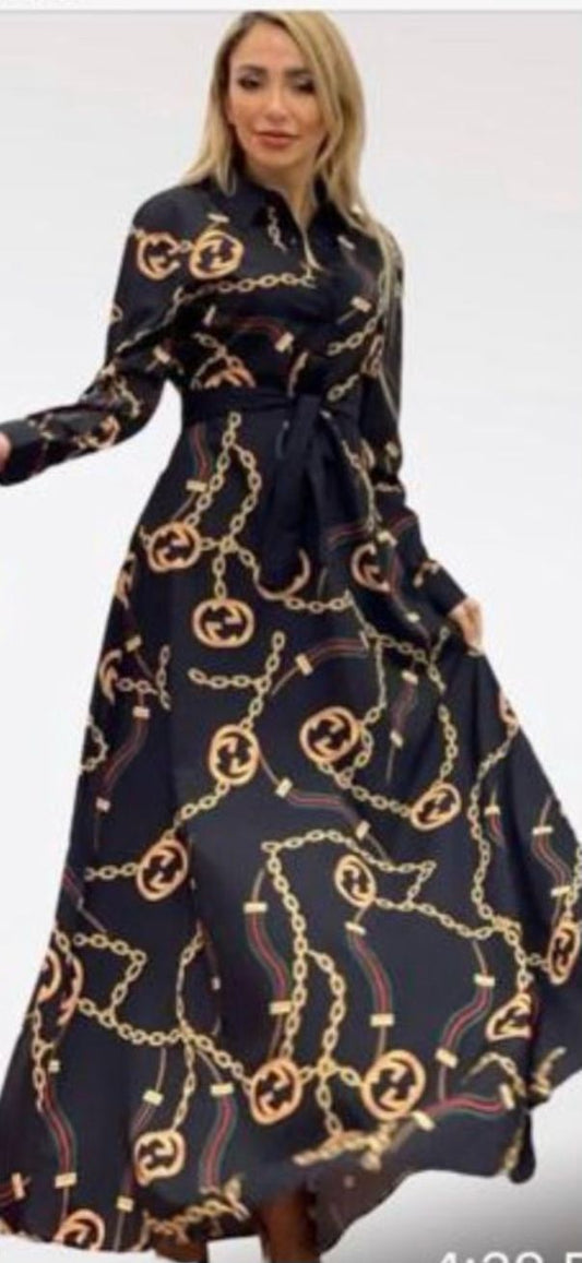 Black GG Dress