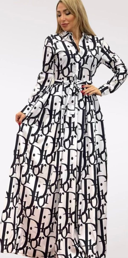 White CD Dress