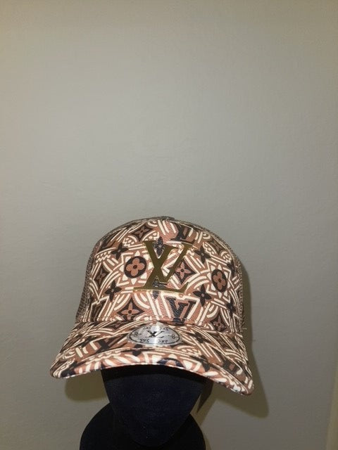 Brown LV Caps