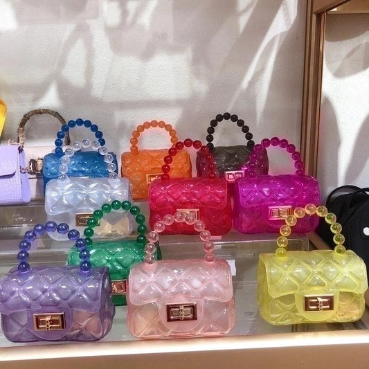 Mini Square Clasp Jelly Bag